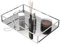 Transparente Tabletts zum Organisieren, silbernes Spiegeltablett für Raumdekoration, exquisites Parfüm-Tablett, Make-up, Schmuck, Schminktisch, Kommode, Parfüm-Organizer, transparenter rechteckiger