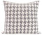 LLWYH Zierkissenbezug Dekorativen Kissenhüllen Hahnentritt-Kissenbezug Für Schlafzimmer Sofa Auto Wohnzimmer Hotel 50X50cm (Ohne Kern) Hellgrau
