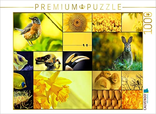 CALVENDO Puzzle Yellow Inspiration | 1000 Teile Lege-Größe 64 x 48 cm Foto-Puzzle für glückliche Stunden