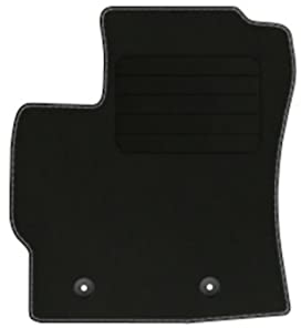 Veloursfussmatte für Toyota Verso Bj. 2009-2018 Basic LP runde Befestigungen Automatte Velourmatte Mit Absatzschoner Passform Neu