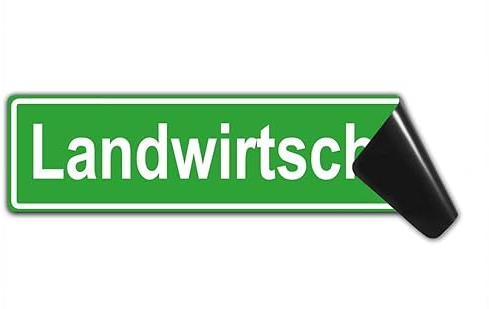 Landwirtschaft als Magnet 32 x 8 cm Magnetfolie UV Schutz