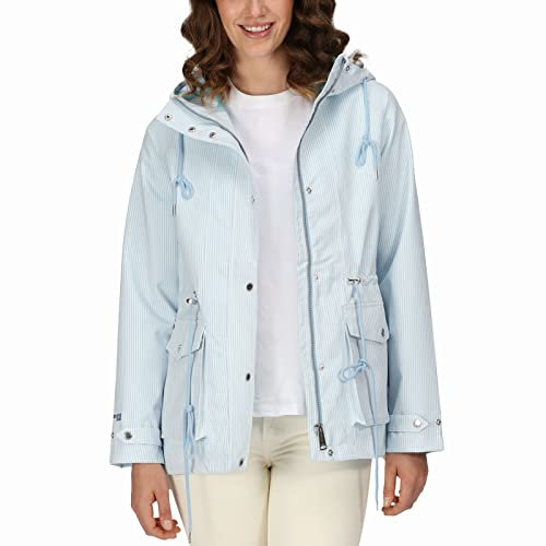 Regatta Birdie Women's Jakcet Waterproof and Brethable with 2 lower pockets, hooded , in recycled material