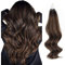 ABH AMAZINGBEAUTY HAIR 45cm Micro Beads Remy Extensions Echthaar Micro Loop Highlight Hair Microring Extensions Echthaar Balayage #2/6/2 Dunkel Braun bis Kastanienbraun 50G 50S