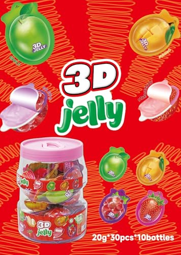 TikTok 30pcs Candy viral sweets and treats trend Tik Tok Challenge - Fruit Pops Jelly 1200 GRAMS for Children and Adults Lollies with Crazy Candy Fruit Flavors