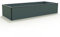GFP HALFSIZE Aluminium Hochbeet - Platzsparendes & Stabiles Gartenbeet in Anthrazit - 195 x 77 x 39 cm - Ideales halbhohes Modell für Familien-Gartenspaß