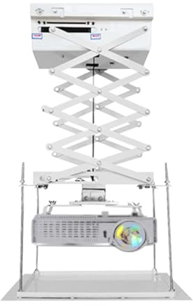 INTBUYING - 39 Electric Lift with 20 x 20 Fixing Plate, Adjustable Wireless Control, Projector Scissor Stand, Hidden Lift with Max Load Capacity