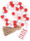 Valentinstag-Holzperlen-Girlande mit Quaste, XOXO Tags, Bauernhaus, rustikale Holzperlen, Girlande, Wandbehang, Dekoration für abgestuftes Tablett, Kamin, Vase, Hochzeitstag, Rosa