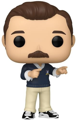 Funko Pop! TV: Ted Lasso - Ted Lasso - Vinyl-Sammelfigur - Geschenkidee - Offizielle Handelswaren - Spielzeug Für Kinder und Erwachsene - TV Fans - Modellfigur Für Sammler und Display