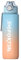 Mi Ko Mi Ka Botella de Agua Deportiva de 1 Litro | Sin BPA | Boquilla para Deporte de Varios Tipos | Opción Con Texto Motivacional (Azul-Naranja #B)