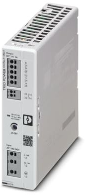 1159037,Power Unit,Input:100-240V AC,Output:DC 24V 5A,Adj-Output:24-28VDC,Druckverbindung,TRIO3-PS/1AC/24DC/5