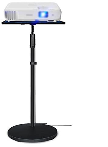 zhongqunli Extendable Projector Projector Stand Home Floor-standing Projector Rack Conference Room Living Room Heavy-duty Projector Shelf Tray Telescopic Projector Wall Mount(A)