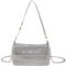 GUTERTOP Glitzer Pailletten Tasche Silber Damen, Glitzer Handtasche mit Abnehmbarer Kette, Silberne Glitzertasche für Hochzeit Abendparty Party Feiertage