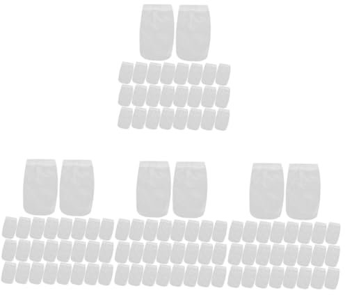 Yardwe 4 Ensembles Piscine Filtre Passoire Piscine Skimmer Net Nylon Piscine Skimmer Chaussettes Chaussette Sacs Piscine Chaussettes Forte Élastique Superfine Nylon Mesh 30 pièces * 4