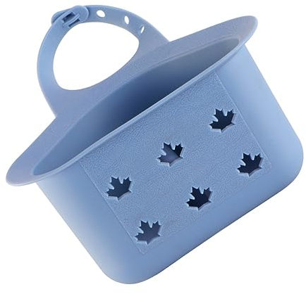 CRILSTYLEO Suministros De Cocina Grifo Soporte Para Esponja Fregadero Bandeja De Goteo Escurridor Contenedor De Esponja Resistente A Fugas Organiza Tu Cocina Fácil De Limpiar