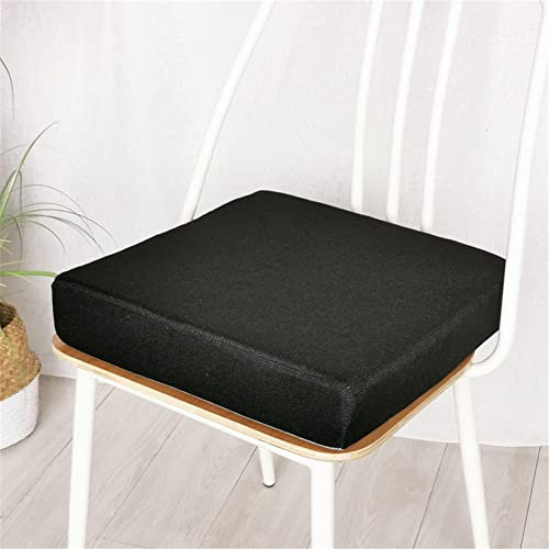 Generisch Sitzkissen Sitzkissen aus Memory-Schaum für Sessel, rutschfestes Sitzkissen, bequemes Stuhlpolster für drinnen und draußen, Auto, Büro, Sofa (45 x 45 x 8 cm, Farbe: U)