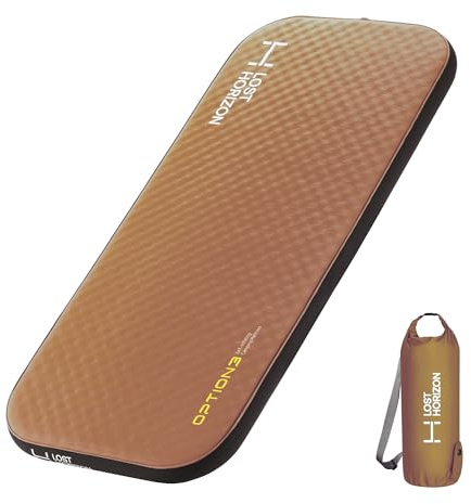 Lost Horizon Option3 Self-Inflating Foam Camping Mattress, Slim Single, 3