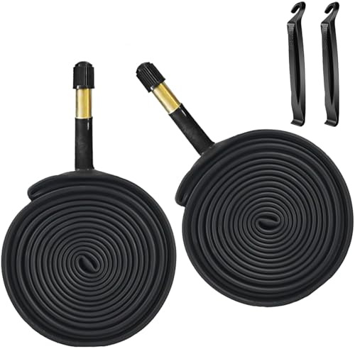 Pair 700 x 32 700 x 35 700 x 38 700 x 40 Inner Tubes 48mm Schrader Valve/Presta Valve for 700c Tyres Road Racing Touring Bicycle Bike