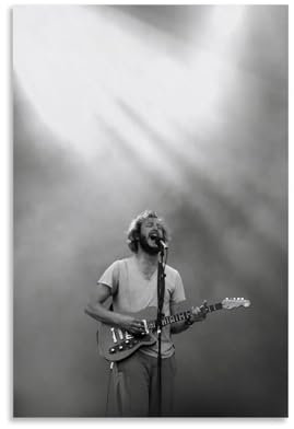 juaseehke Poster, Motiv: Bon Iver Justin Vernon, dekoratives Leinwandposter, ästhetisches Poster, Wandkunst, Dekor-Poster, 30 x 45 cm, ungerahmt, 2