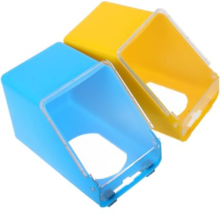 Milisten 2pcs Pigeon Grit Feeder Bird Feeder for Cage Hanging Food Container Easy to Use Pet Supply