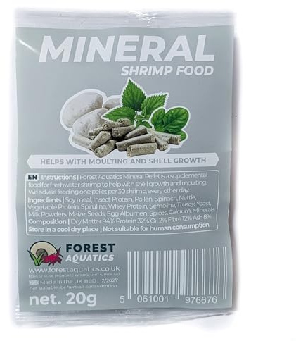 Forest Aquatics Mineral Pellets Shrimp Food (20g)
