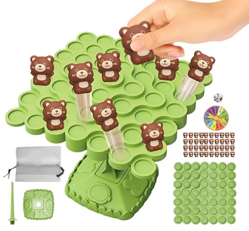 Flkiglm Balancespiele für Erwachsene | Gesellschaftsspiel Lernspiel | Gesellschaftsspiel, für Vorschule und Kindergarten, und Mädchen, Familie, Erwachsene, Geburtstag und Eltern-Kind