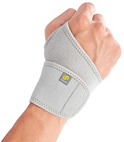 Bracoo Handgelenk Bandagen, Handgelenkbandage für Links und Rechts Hand, Handbandage für Gym, Sport, Fitness, Arthritis, Karpaltunnel, Sehnenscheidenentzündung, Männer, Damen, WS10, Grau