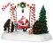 Lemax 24479 - Santa Swing - Babbo Natale altalena - centrotavola animata - Santas Wonderland - decorazione/decorazione natalizia - mondo di Natale/villaggio di Natale