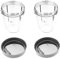 Lot de 2 Tasses 18oz avec Couvercle de Rechange pour mixeur Nutribullet 600 W/900W