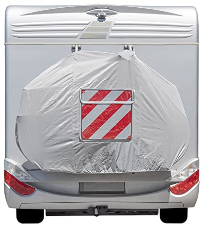Housses de Protection Vélo, APT Lot de 2 XL pour 2 Vélos - Avec Poche Transparente et Panneau d'Avertissement - Réflecteurs - Pour Porte-Vélos, Caravanes, Remorques, Camping