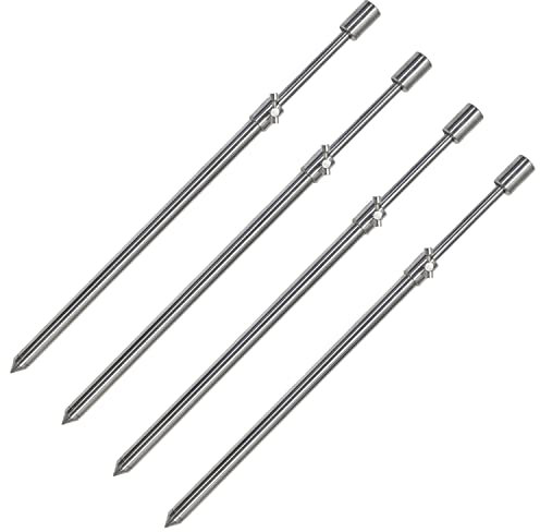 Angel Domäne Stainless Steel Edelstahl Bankstick 30-50cm - 4 Stück