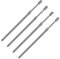 Angel Domäne Stainless Steel Edelstahl Bankstick 30-50cm - 4 Stück