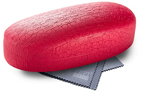 FEFI - Großes Hardcase Sport- und Sonnenbrillen Etui - rot