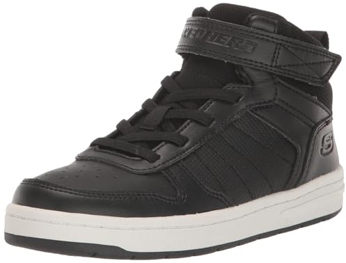 Skechers Smooth Street Jungen Sneaker, Schwarz, 4 UK
