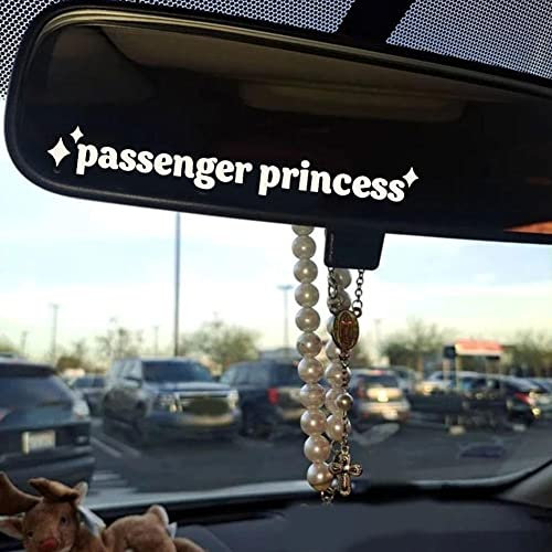 EIRZNGXQ Auto Spiegel Aufkleber Vinyl LKW Fenster Aufkleber Rückspiegel Windschutzscheibe Schriftzug Zitat Kunst Dekoration
