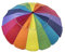 Creaciones Llopis Sombrilla Playa Grande Antiviento 240 cm., 220 cm. y 200 cm. (200 cm., Multicolor)