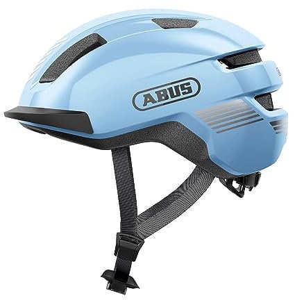 ABUS Fahrradhelm PURL-Y – geeignet für E-Bike und S-Pedelec – stylisher NTA-Schutzhelm für Erwachsene und Jugendliche – Hellblau, Größe M