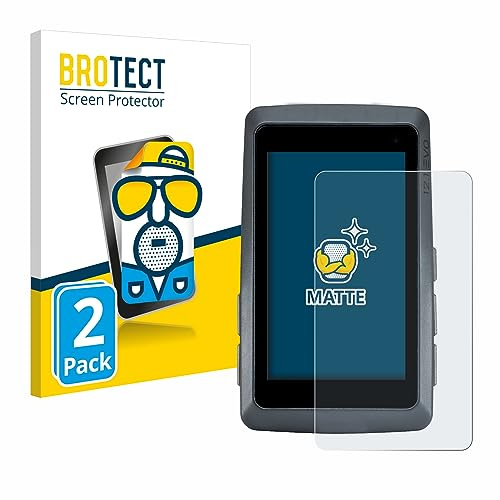 BROTECT Schutzfolie für Sigma ROX 12.1 EVO | 2 Stück Entspiegelnder Displayschutz Made in Germany Matte Displayschutz-Folie Anti-Reflex Anti-Fingerprint Einfache Montage
