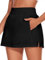 VUTRU Damen Activewear-Röcke Mädchen Tennisrock mit Hoher Taille Skorts mit Hose Darunter Tennisrock mit Hose Kurze Perfekt für Sport, Golf