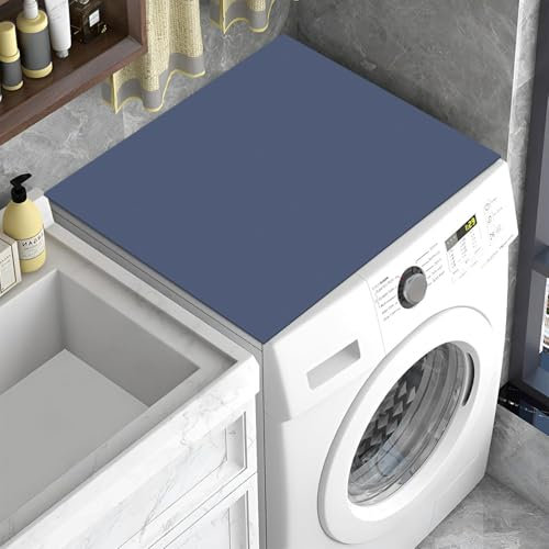 YeahBoom Cubierta Superior para Lavadora y Secadora,60 x 60 cm Cubierta para Lavadora,Funda para Lavadora,Funda Antipolvo para Lavadoras,Secadoras,Cocinas,Autocaravanas,Baños
