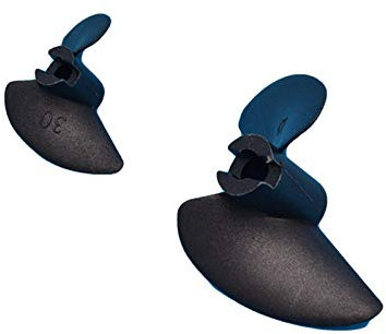 Pizgear Rc Boot Zwei Klingen Paddel 2 Klingen Nylon Boot Propeller Hochfeste Schraube D27/30/32/35/38/40/45/47mm Ersatz-Außenbordpropeller(D30 for 3p17mm)