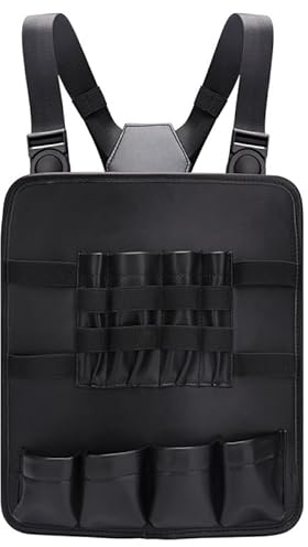FRCOLOR Friseur Tasche 12.8X11X0.1 Zoll mit Verstellbarem Gurt | Mit Verstellbarem Gurt - Praktische Haarschneidetasche Für Friseure Barber Bag Mit Schnellzugriff Und Ergonomischem