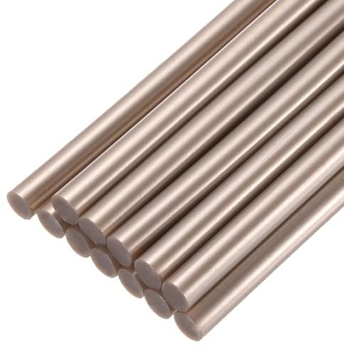 sourcing map Mini Hot Glue Sticks for Glue Gun 11mm x 200mm Champagne Gold 12pcs