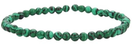 Handgefertigtes Armband mit 4mm Perlen – Natürliche Steinperlen für Yoga, Mala und Boho-Stil – Dehnbares Armband für Damen und Herren