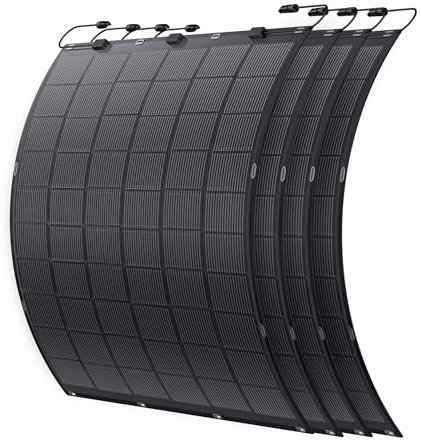 ALLDREI® flexible Solarmodule 2er Set - 900W flexibles Solarpanel-Kit, 213°Biegung PV Module mit TOPCon-Tech, 4x225W Wasserdicht Photovoltaik für Wohnmobil, Balkonkraftwerk, Camping, Boot, 0% MwSt.