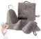 Kit sauna, cuscino di sauna grigio, cappello, guanti, pantofola e borsa, ecologica, confortevole, traspirante, per spa, bagno turco, casa da bagno