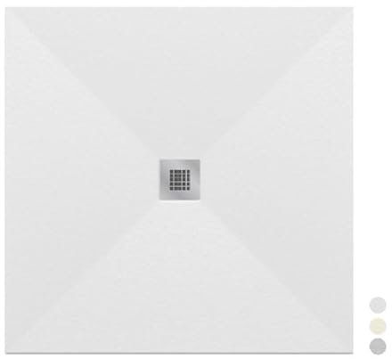 Plato de ducha línea Bliss cuadrado blanco 9003 - 70 x 70 cm