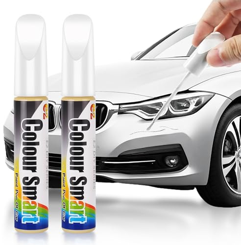 WUIOWPPIC Car Scratch Remover Pen, White Car Touch Up Paint by Registration | Touch Up Paint for Cars, Quick & Easy Solution to Repair Automotive Scratches, Plastic Roofs, Engine Covers, Bumpers