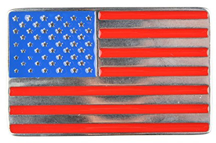 Stars and Stripes Buckle Fahne Usa Gürtelschnalle Flagge : Stars and Stripes mit Guss - Grösse ca: 7,5 x 4,5 cm - für Gürtelbreite: 40 mm