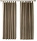 Deconovo Verdunkelungsvorhang Schlaufen Gardinen Wohnzimmer Vorhang Blickdicht, 180x140 cm(HöhexBreite), Taupe, 2er Set