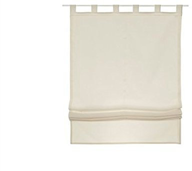 Raffrollo, Farbe Natur, 1 Stück, Deko Trends, Größe: ca. HxB: 170x80 cm, mit Schlaufen, Lieferung inklusive Montageanleitung und Zubehör